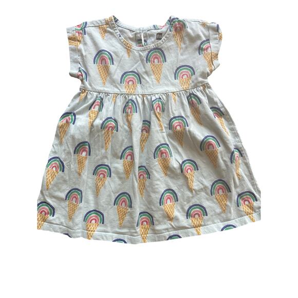 Tea rainbow ice cream graphic print dress 18-24m - Picture 1 of 3